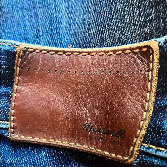 MADEWELL Skinny Jeans Dark Wash 9" High Rise Size 26. - Picture 5 of 14